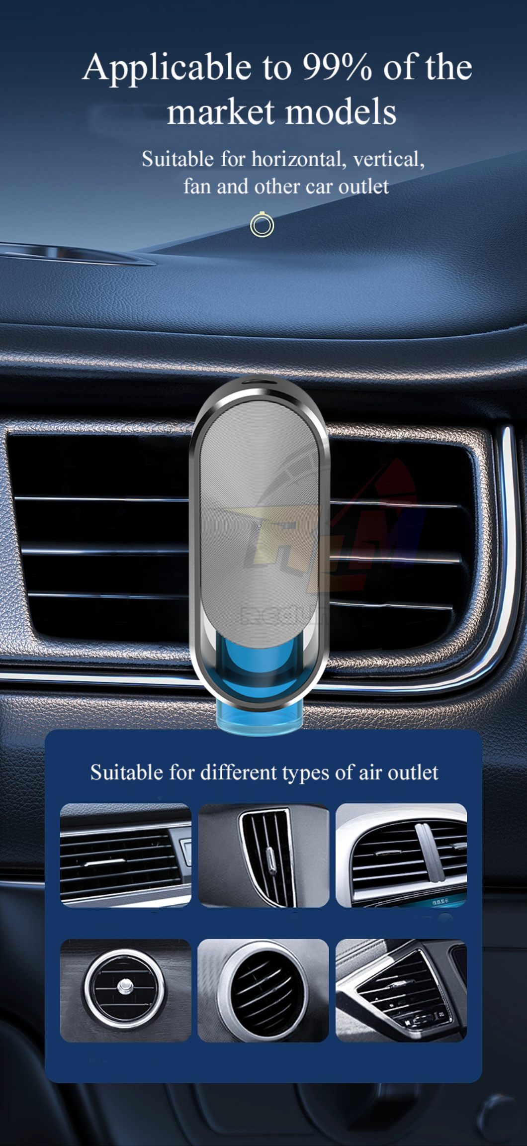 Smart Wireless Car Oil Aroma Diffuser Freshener