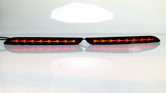 V4 Reflectors Lights Smoked for 2023-2025 Honda Accord