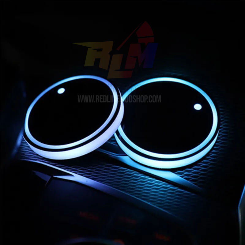 Color Changing Car Cup Holder Lights
