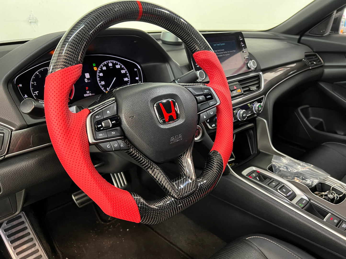 Honda Accord 10th Gen Carbon Fiber Steering Wheel (Custom Orders)