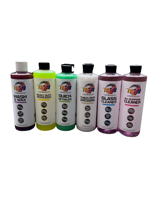 Full Car Wash Detailing Kit 6 Pieces
