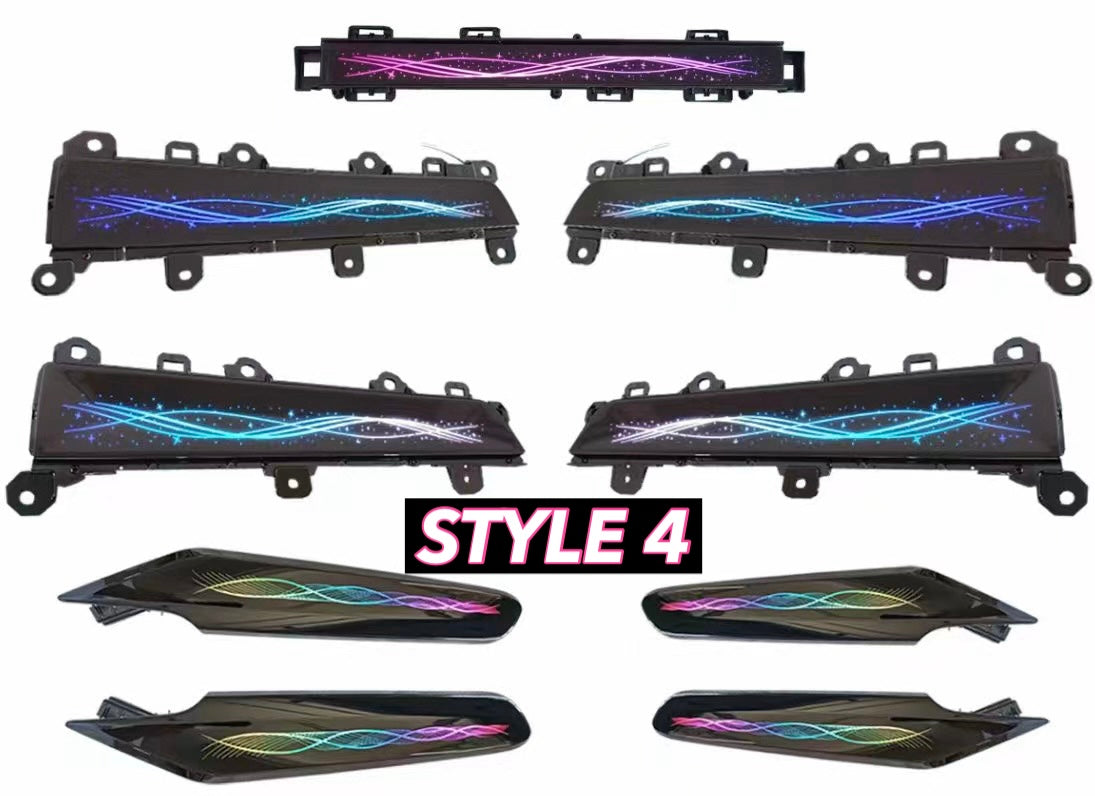 2022-2024 11th Gen Honda Civic Multicolor Chasing Ambient Lighting Kit