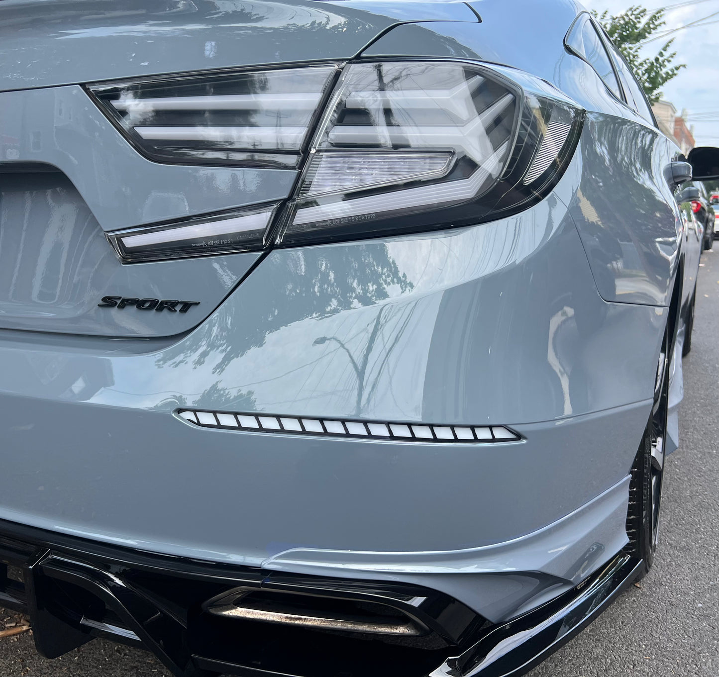V2 White Reflectors Lights for 2018-2022 Honda Accord