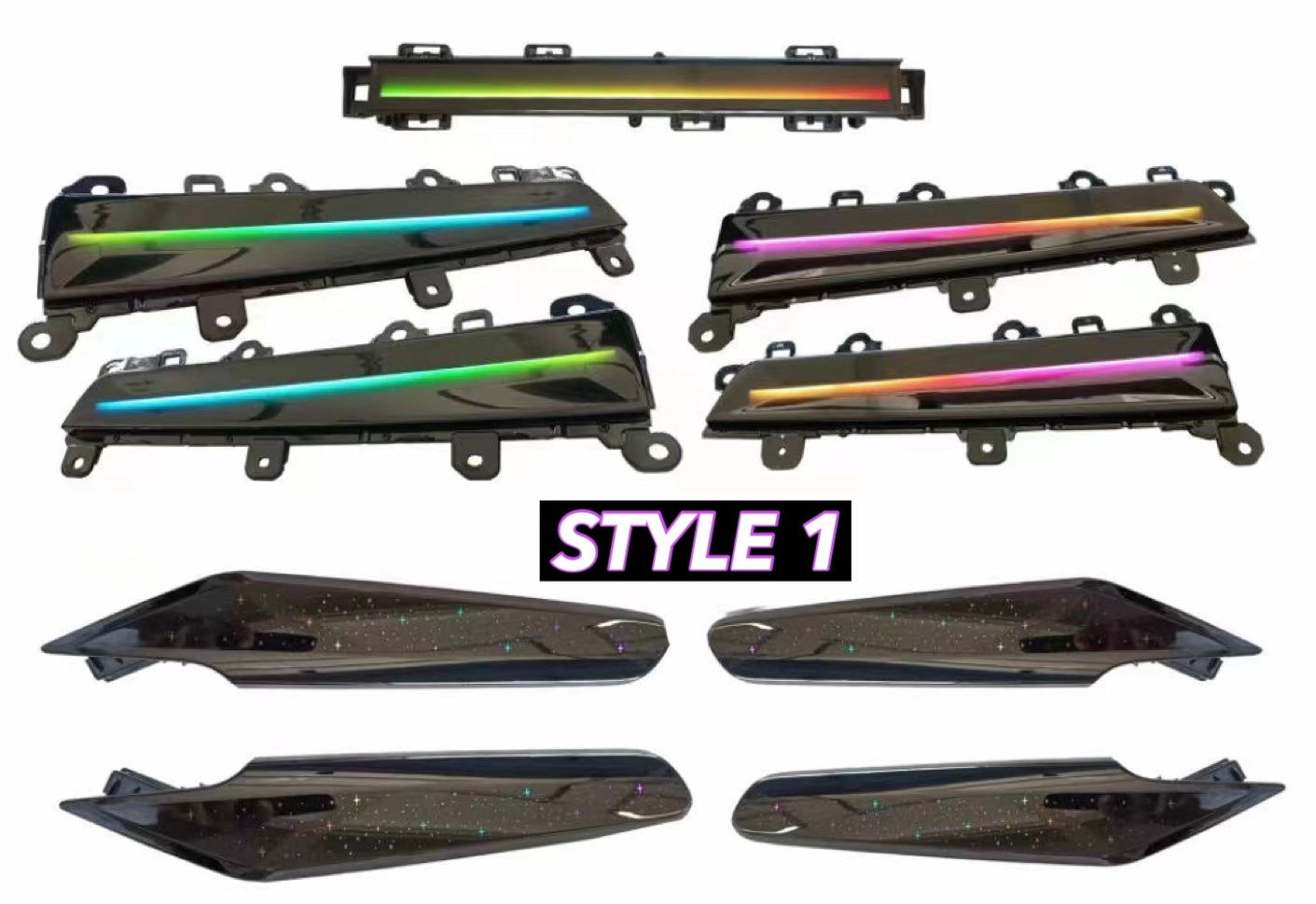 2022-2024 11th Gen Honda Civic Multicolor Chasing Ambient Lighting Kit