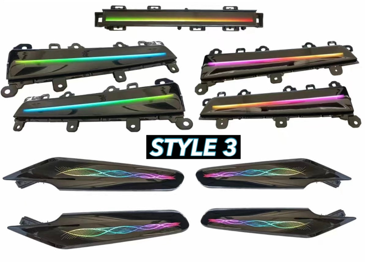 2022-2024 11th Gen Honda Civic Multicolor Chasing Ambient Lighting Kit