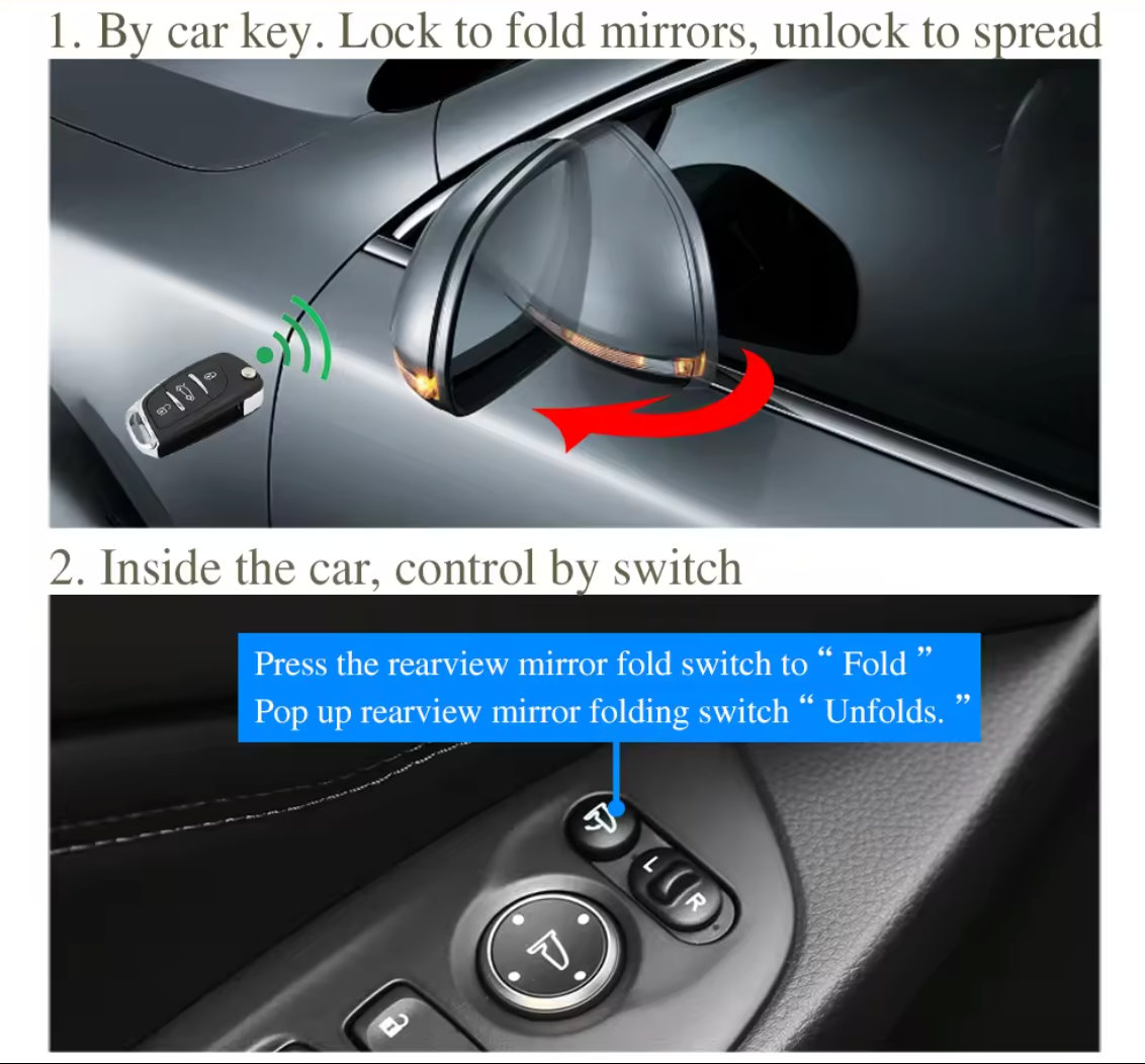 2018-2022 Xgen Accord Folding Mirror Kit