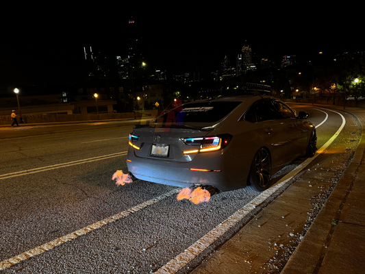 Dual Exhaust Flame Kit Universal