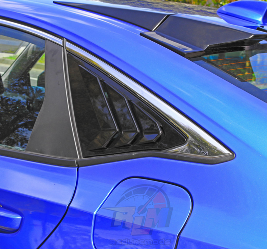 2022-2025 Xgen Civic Side Louvers Gloss Black