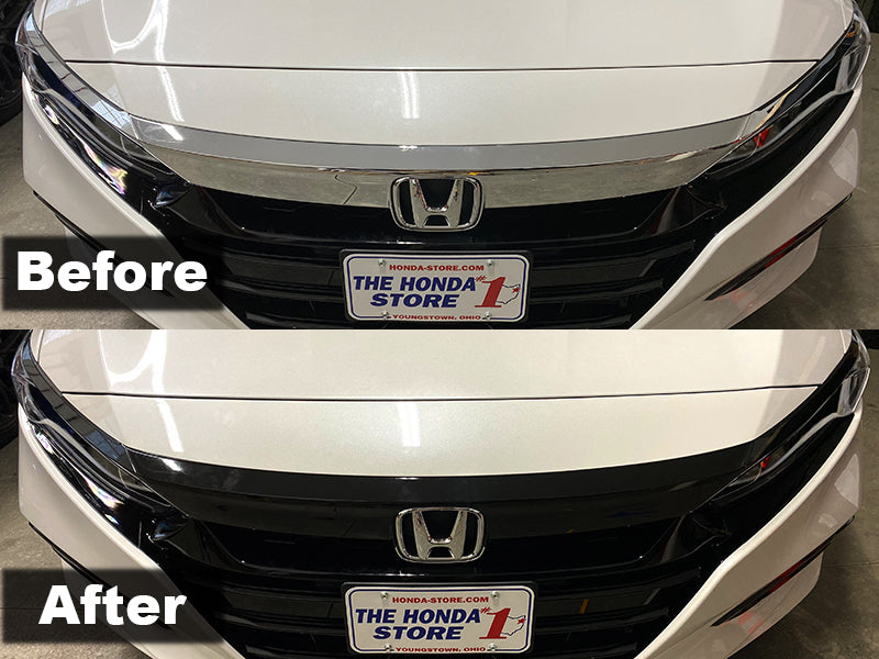 2018-2020 Xgen Accord Grill Chrome Delete Gloss Black