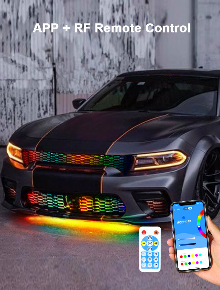 Grill Lighting Kit With Chasing Effects & Solid Colors