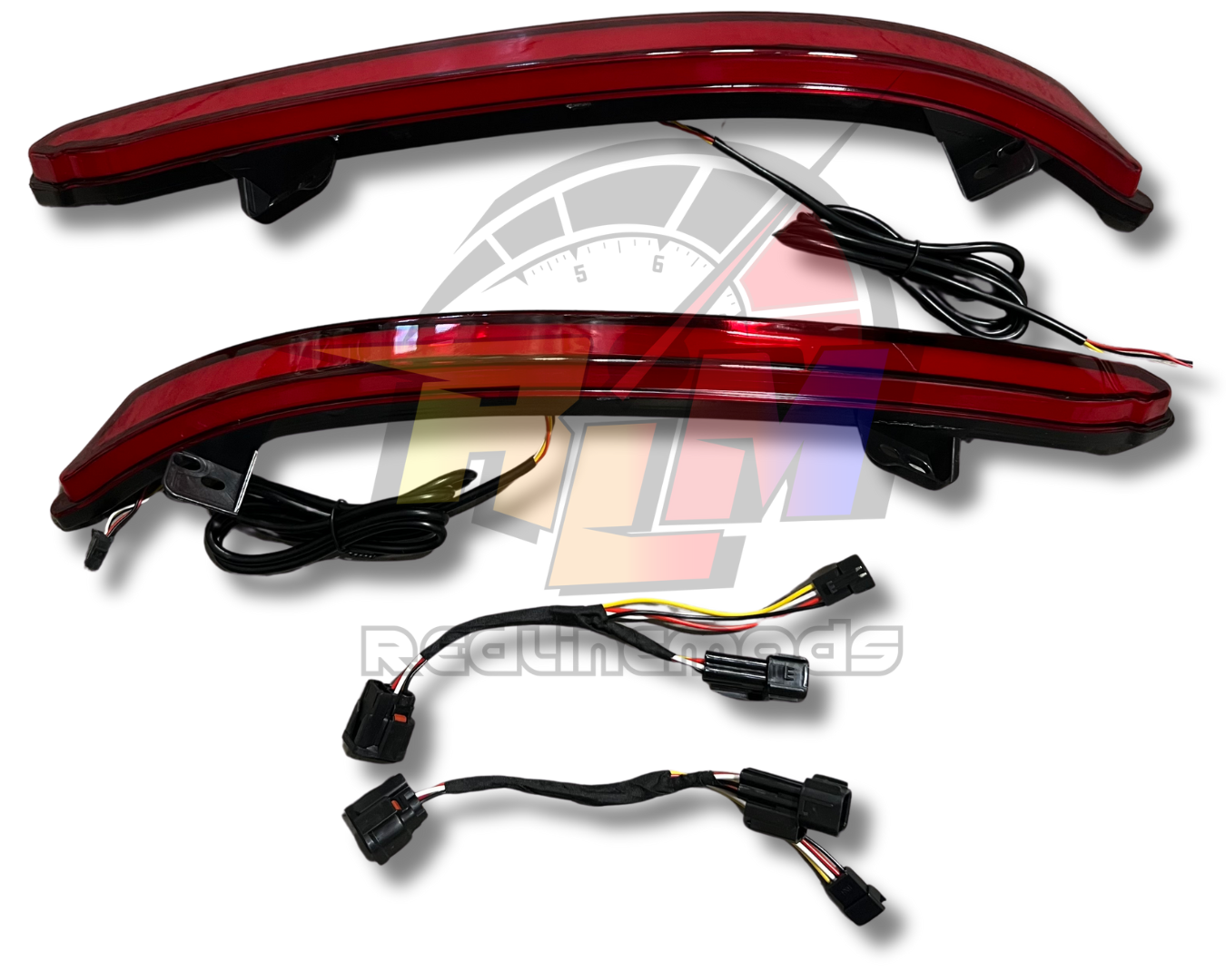 V1 Red Reflectors Lights for 2018-2022 Xgen Accord