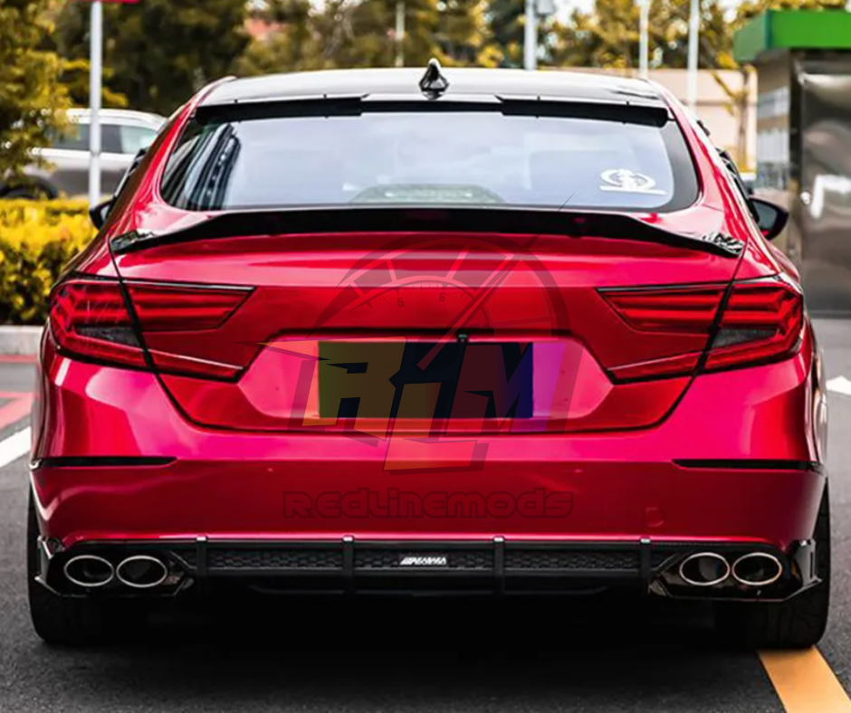2018-2025 Honda Accord Roof Spoiler V2 Gloss Black