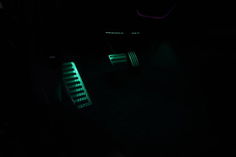 Green Footwell Lighting