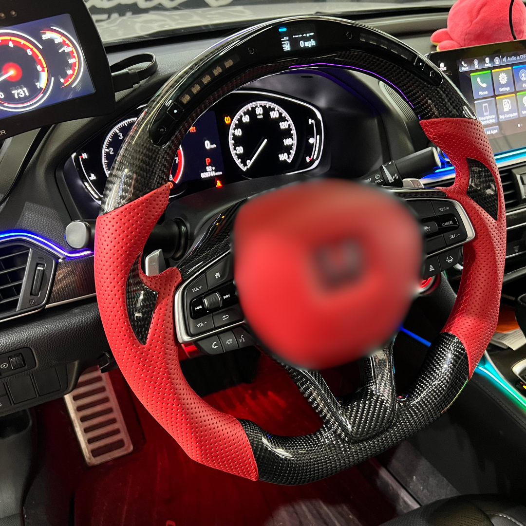 Xgen Accord Carbon Fiber Steering Wheel With LED Screen (Custom Order)