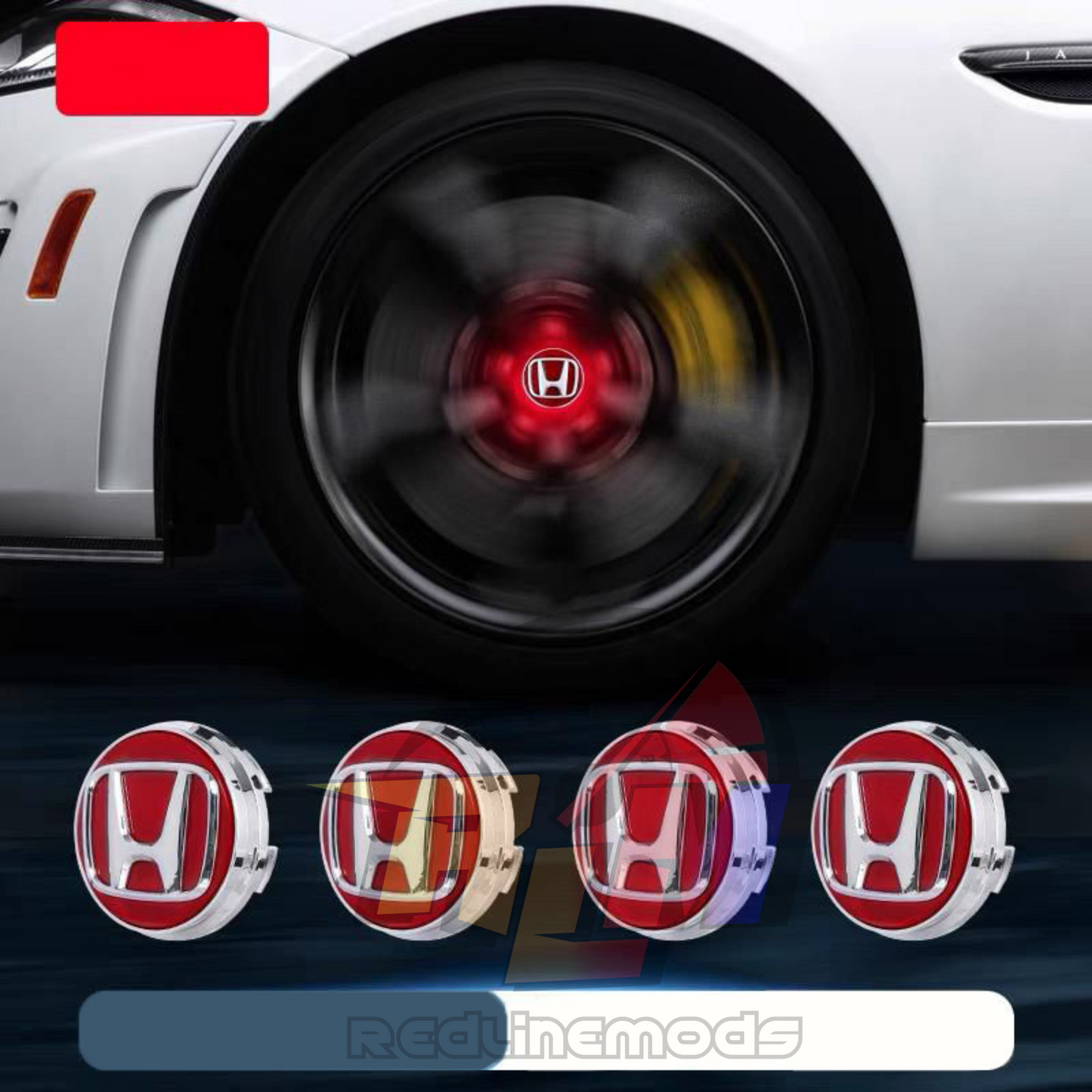Floating Center Caps 62MM Honda Accord & CRV