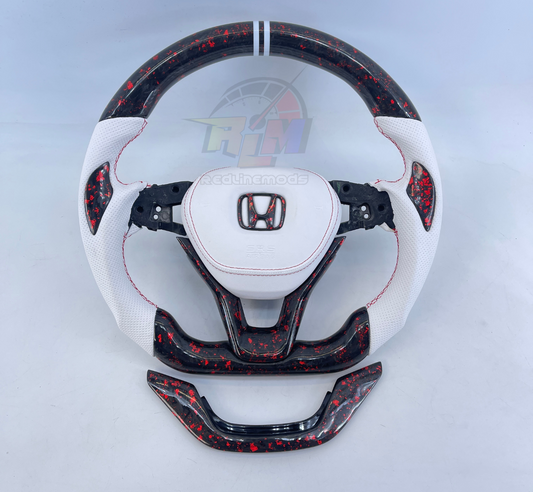 Honda Accord 10th Gen Carbon Fiber Steering Wheel (Custom Orders)