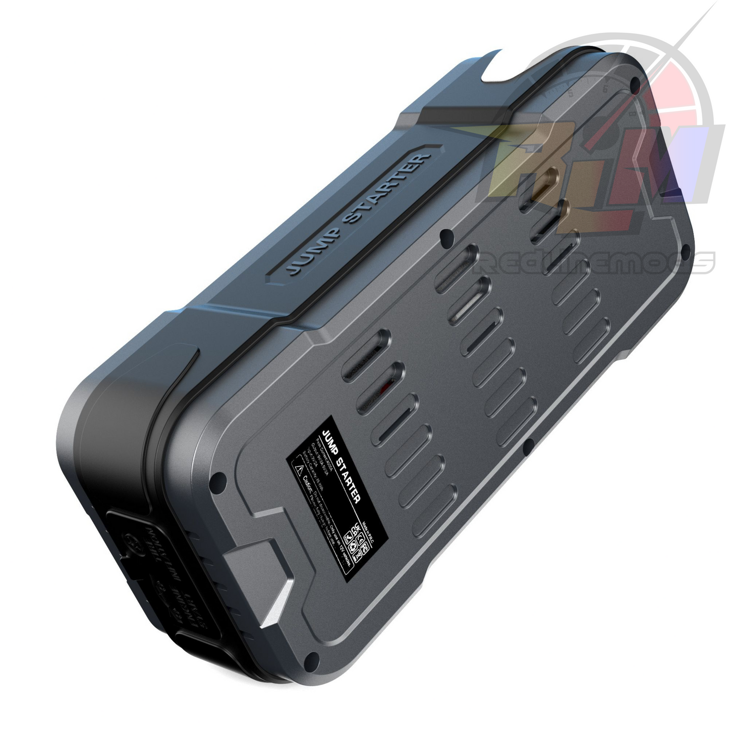 Portable Car Jump Starter With Power Bank, Tire Inflator, Emergency Light, and Waterproof Design