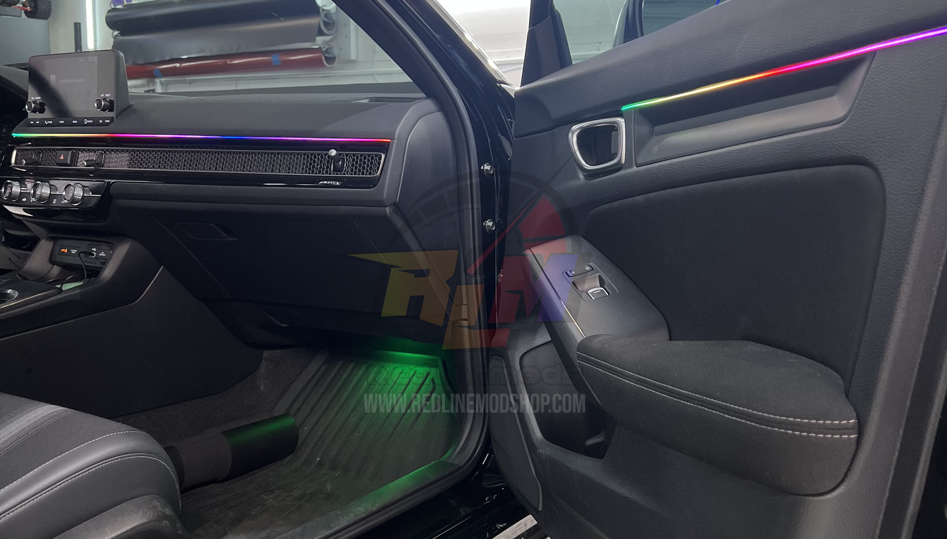 Ultimate Night Interior of Mitsubishi Evolution at BloomCar™ 