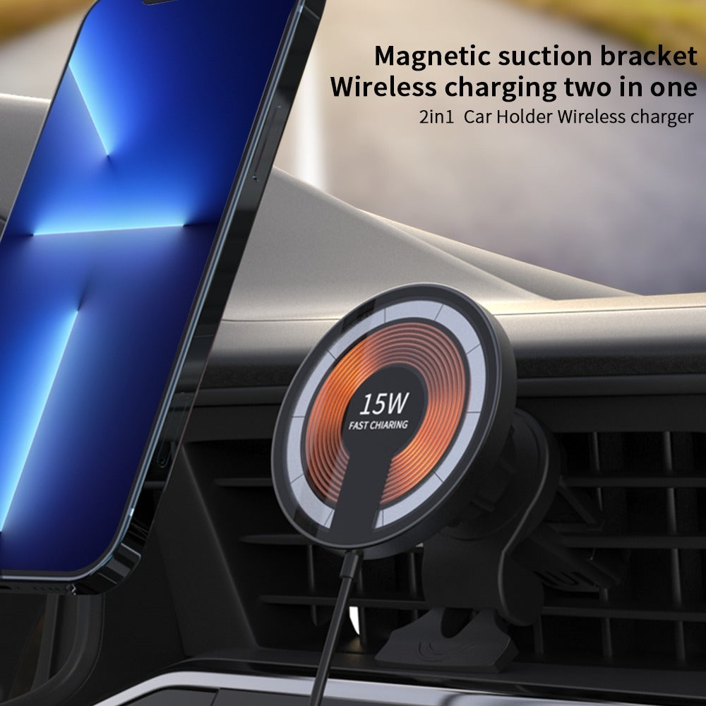Wireless Magnetic Charger Car Holder