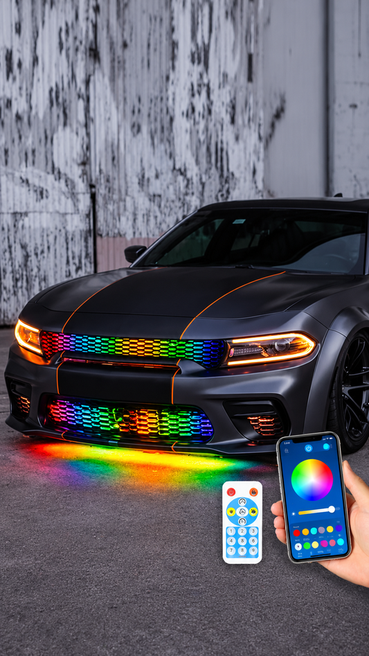Premium Grill Lighting Kit with Flow & Solid Modes & RGB | App Controlled