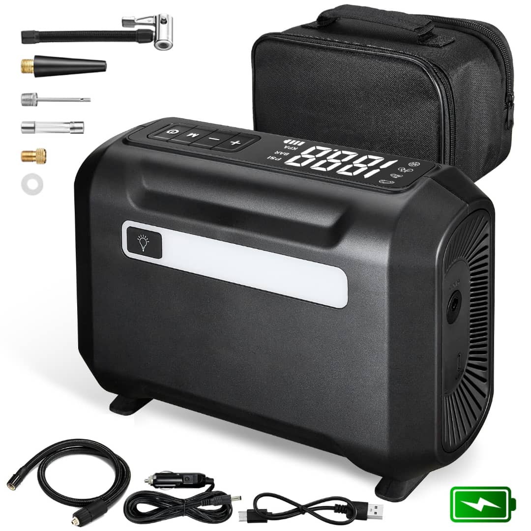 Tire Inflator Wireless with LED