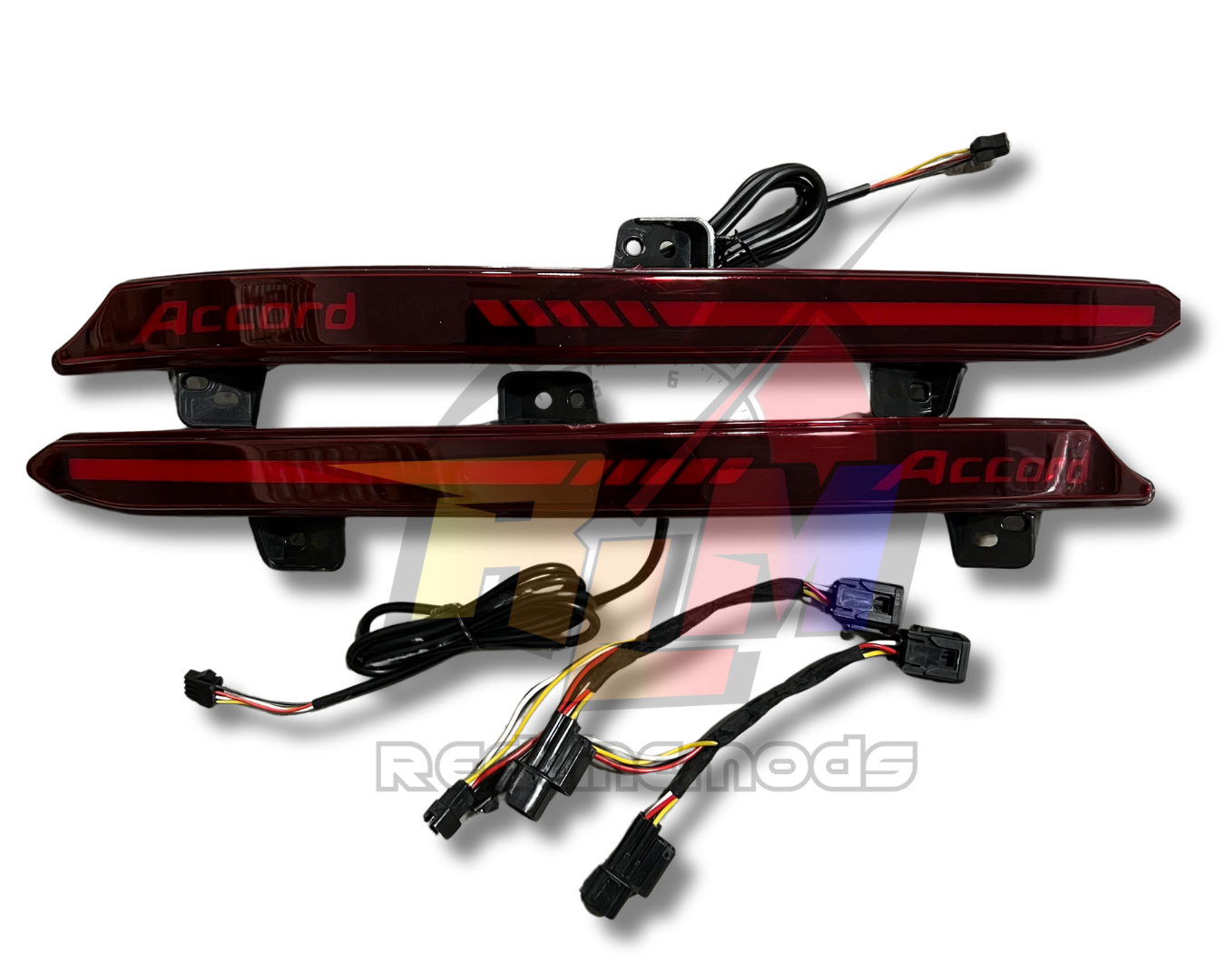V3 Red Reflectors Lights for 2018-2022 Honda Accord