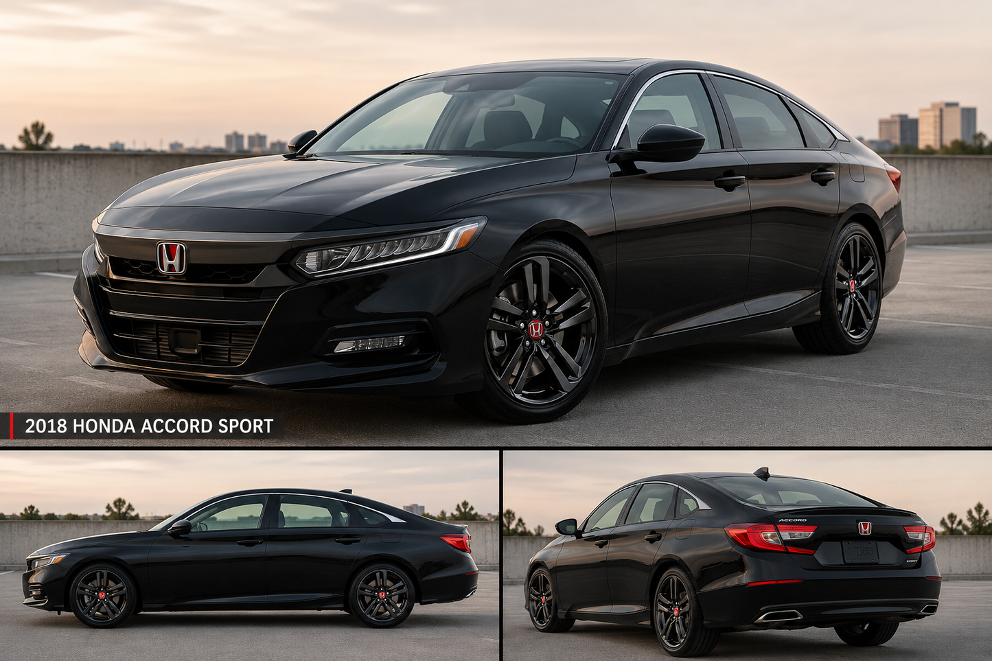 2018 – 2022 Xgen Accord Sport Wheel Center Cap Inlays