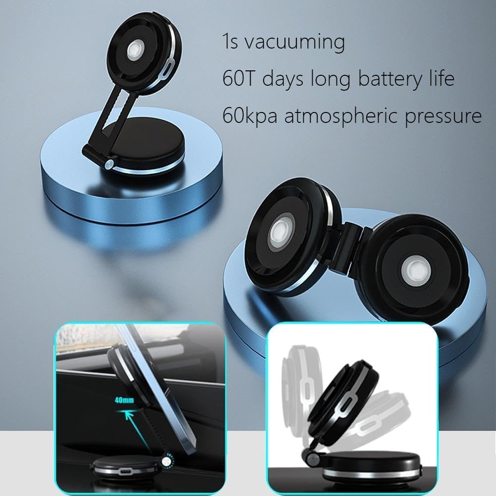 Automatic Suction Cup Phone Mount With Wireless Charging
