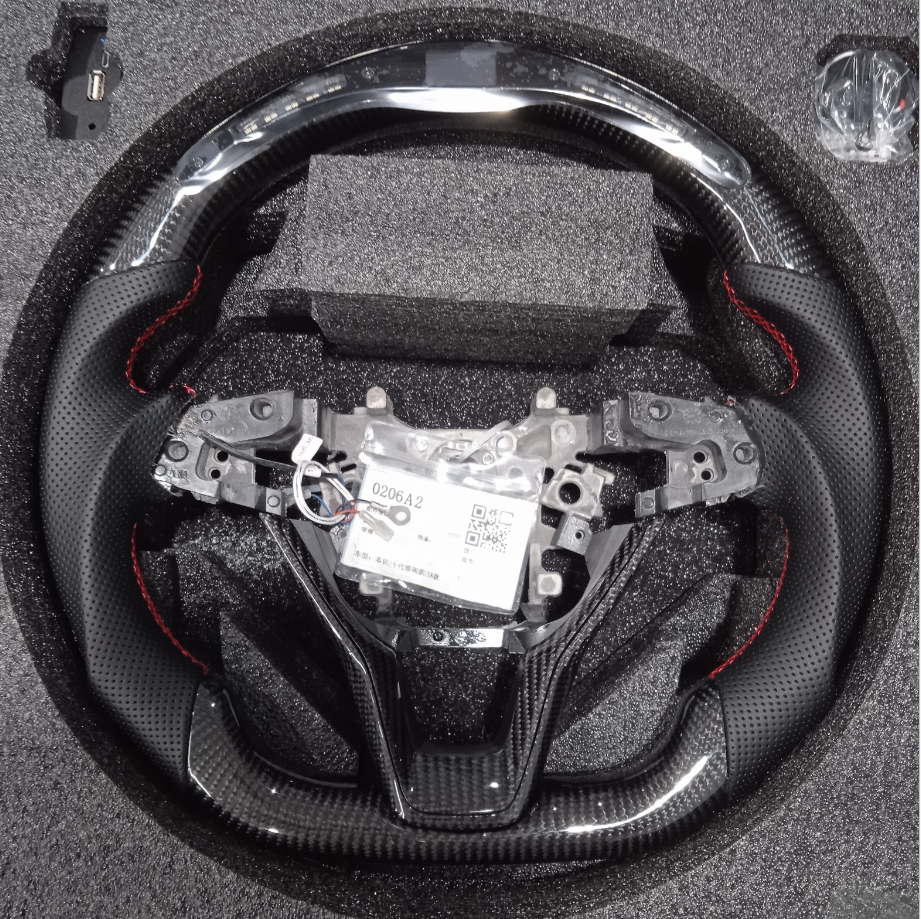 Carbon Fiber Steering Wheel With LED Screen & Air Bag Cover (pre-order in stock Oct 23)