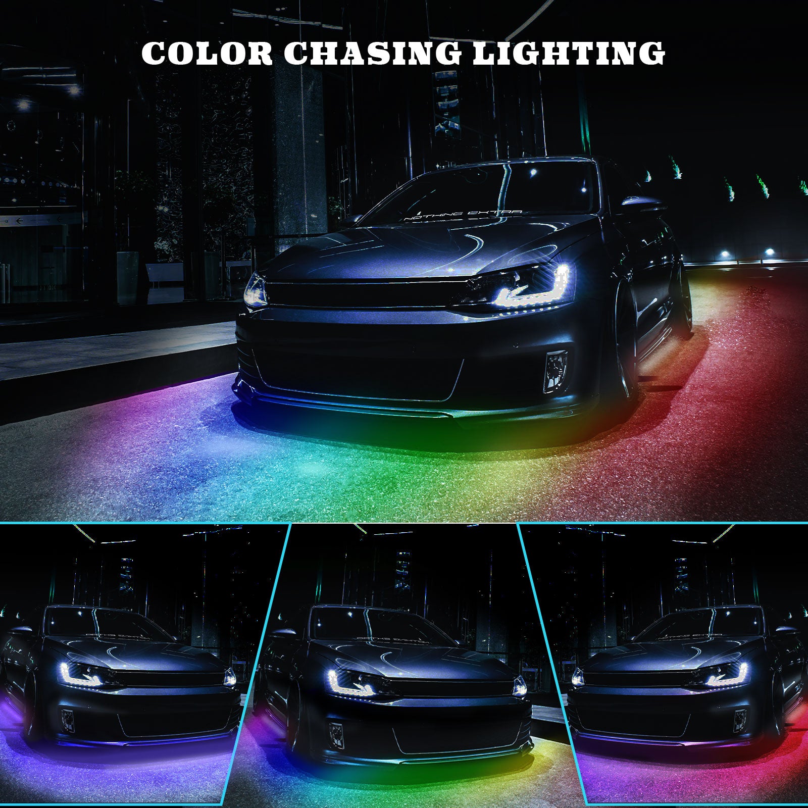 Premium Car UnderGlow Light Kit, UnderGlow Lights For Cars